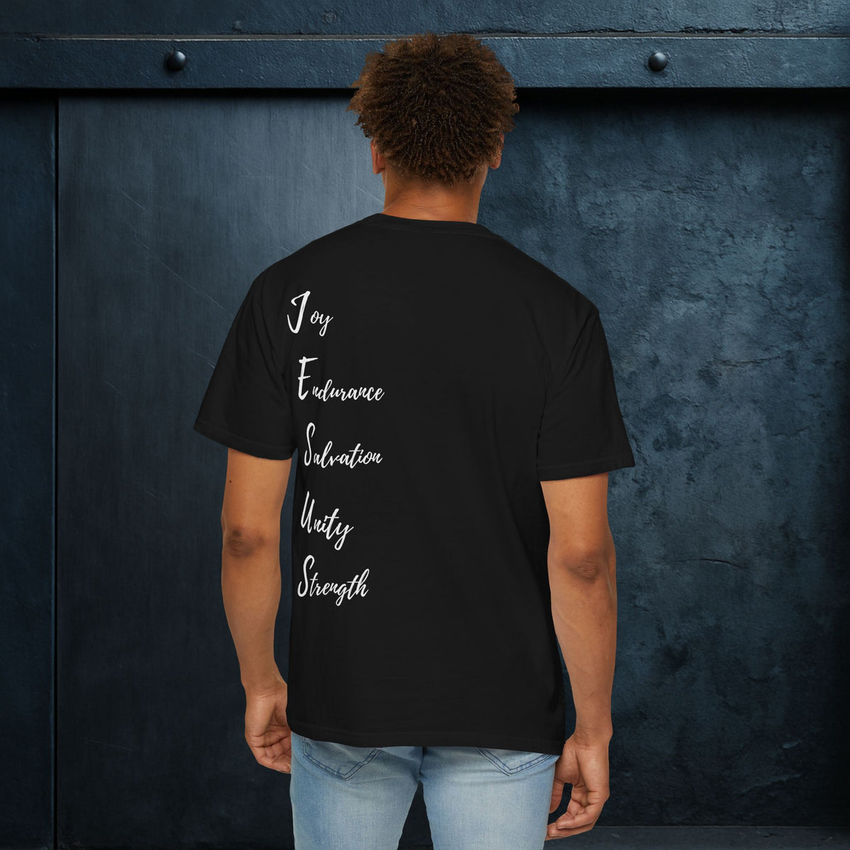 Forged By God Tee - J.E.S.U.S