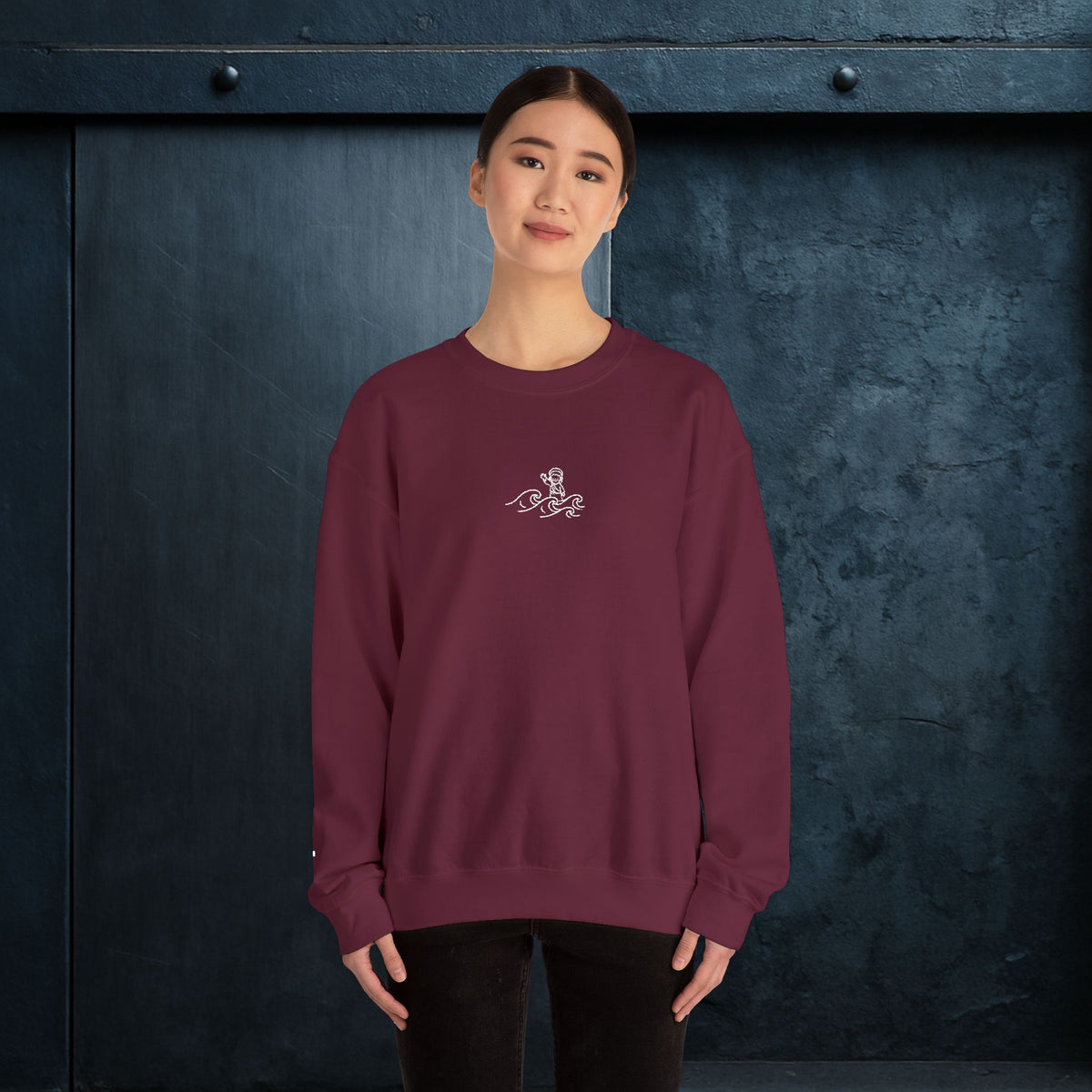 Forged By God Embroidered Sweatshirt - Do Not Be Afraid