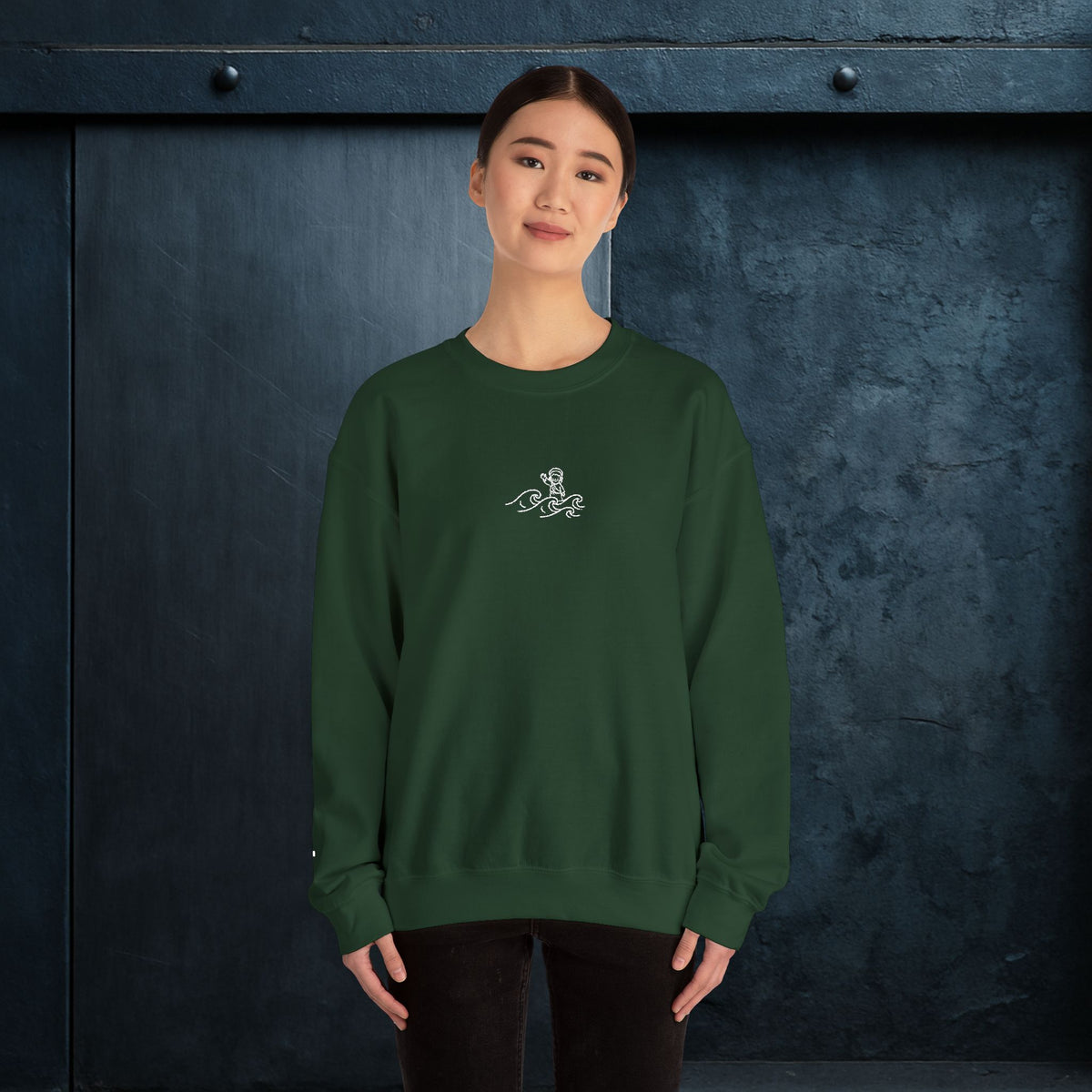 Forged By God Embroidered Sweatshirt - Do Not Be Afraid