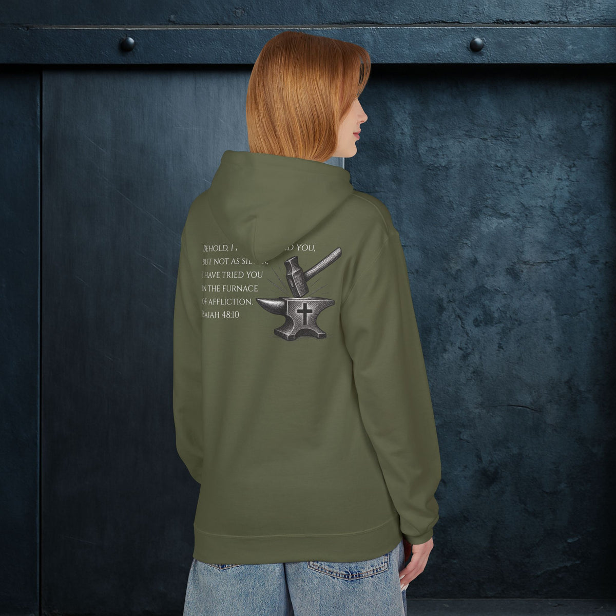 Forged By God Hoodie - He Forged Us