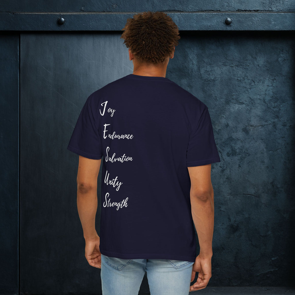 Forged By God Tee - J.E.S.U.S