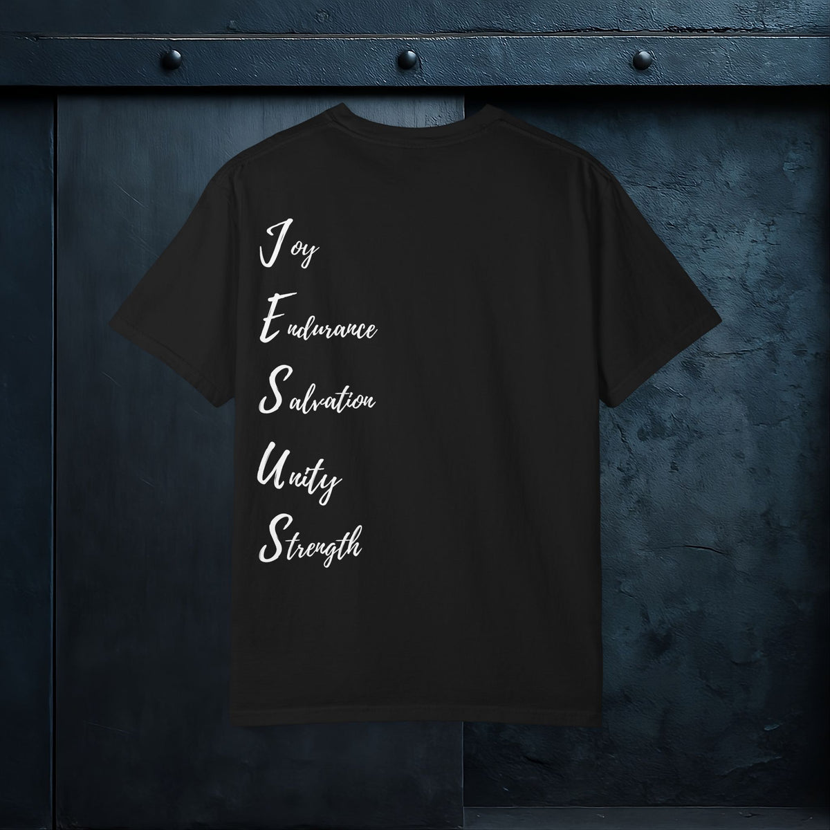 Forged By God Tee - J.E.S.U.S