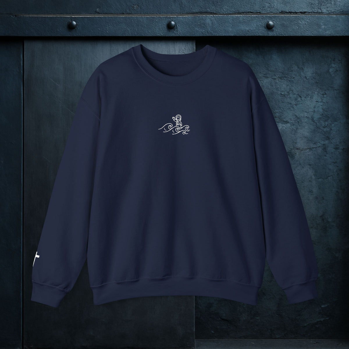 Forged By God Embroidered Sweatshirt - Do Not Be Afraid